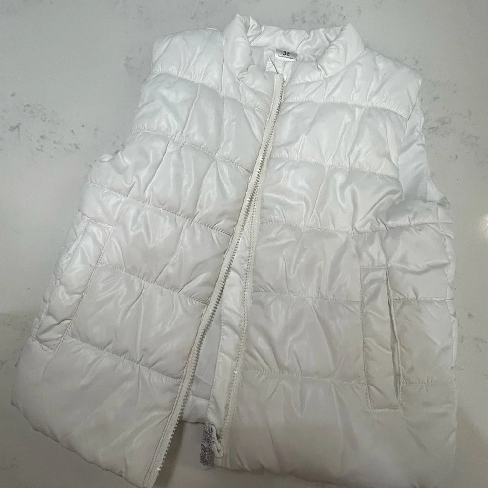 White Puffer Vest
